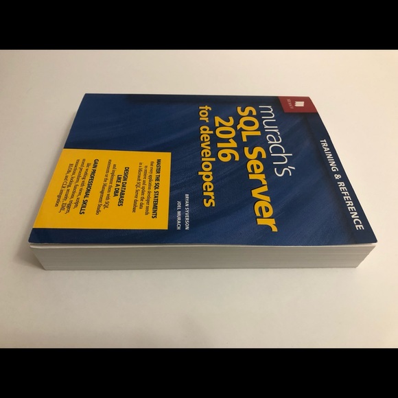 Murach's SQL Server 2016 for Developers Joel Murach ISBN 9781890774967 Database - Picture 4 of 5